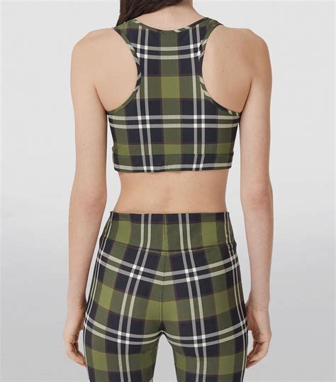 burberry print cropped top|burberry vintage check crop.